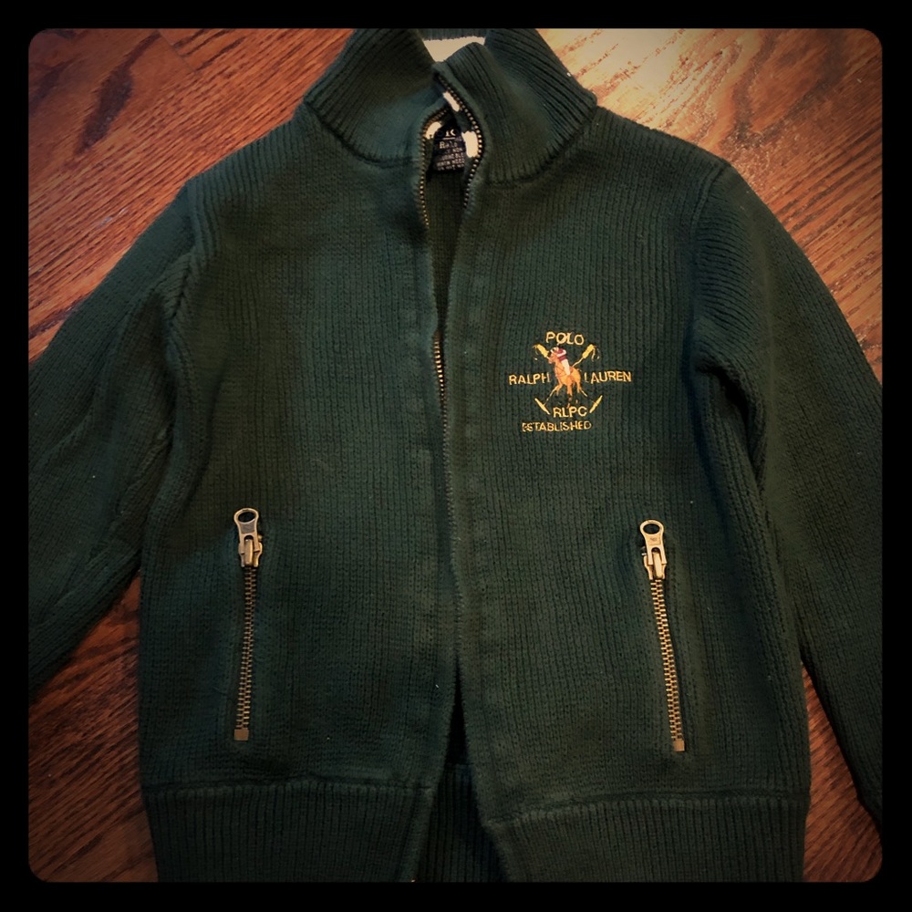 Hunter Green Ralph Lauren size 5 sweater